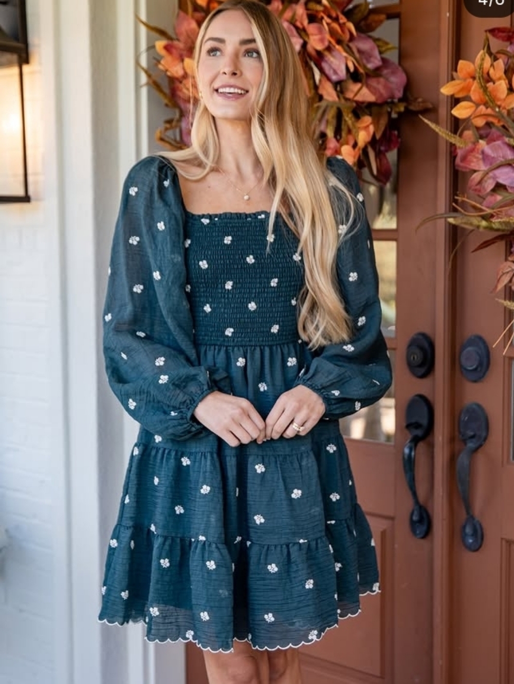 Forever Sensational Floral Tiered Mini Dress
